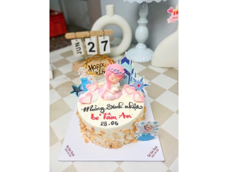 Bánh kem sinh nhật cho bé gái dễ thương – Mẫu mới nhất cực xinh